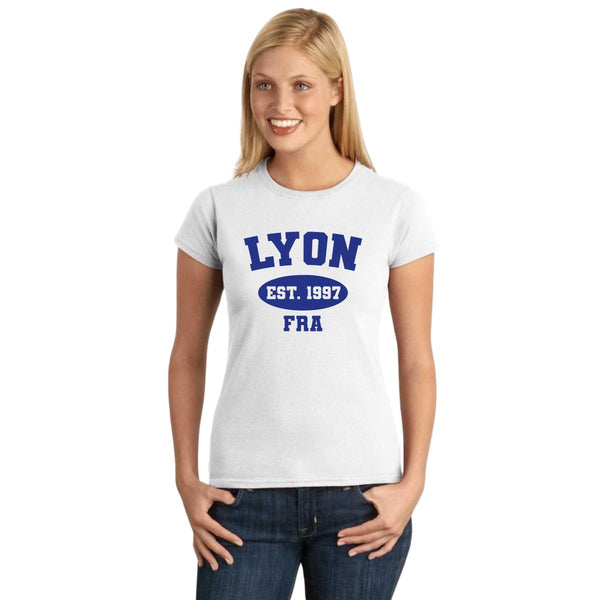 Playera Mujer Ciudades Lyon Francia 002232