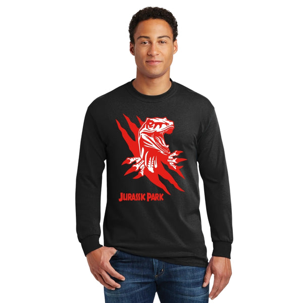 Playera M Larga Hombre Jurassic Park Película