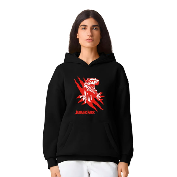 Sudadera Mujer Hoodie Pro Dry Jurassic Park Película