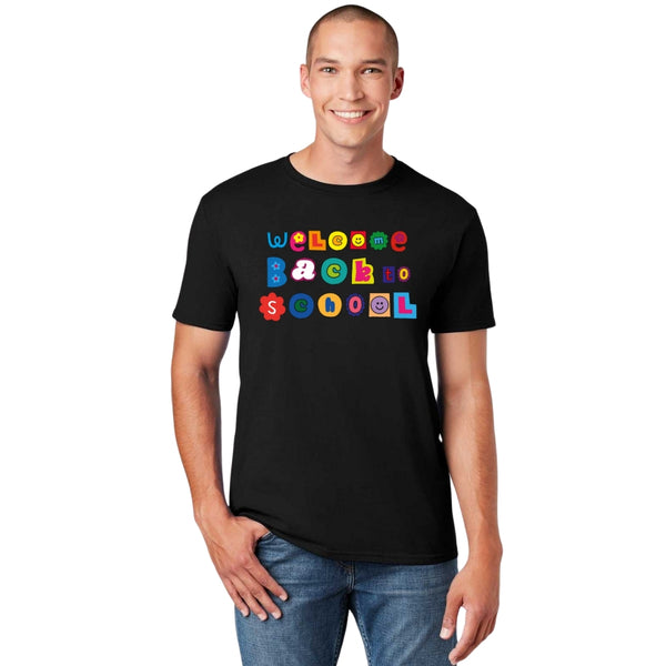 Playera Hombre Welcome back to school