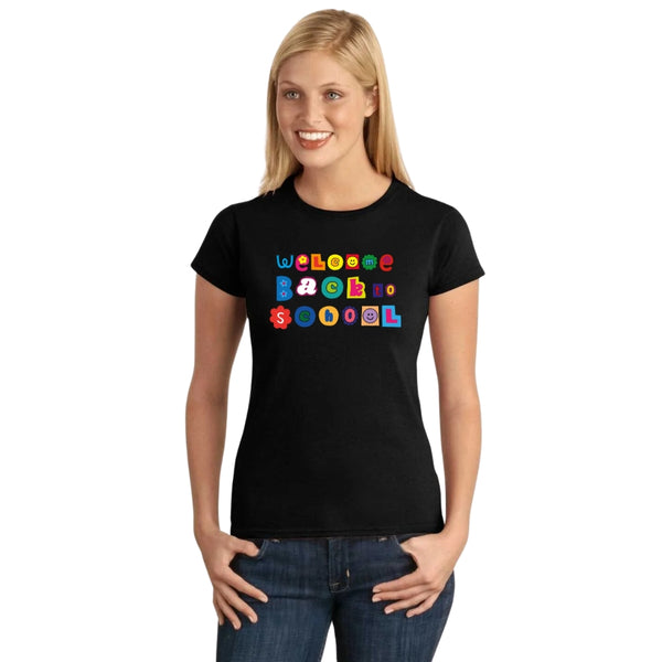 Playera Mujer Welcome back to school