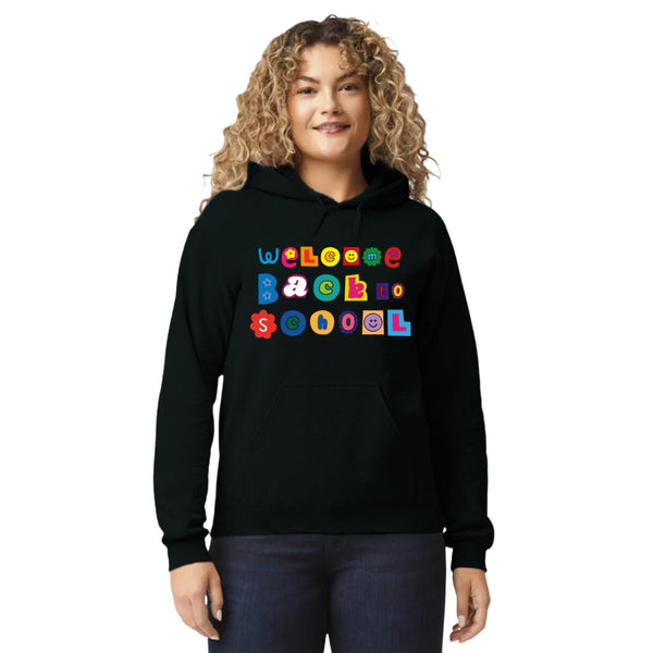 Sudadera Mujer Hoodie Welcome back to school