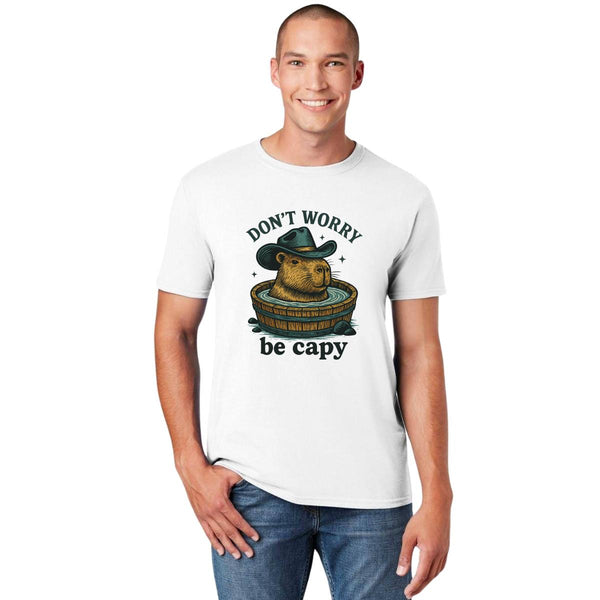 Playera Hombre Capibara Carpincho Frases 001839