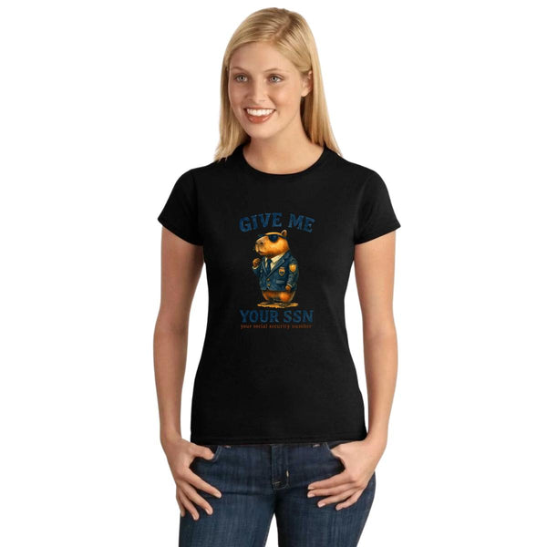 Playera Mujer Capibara Carpincho Frases 001659