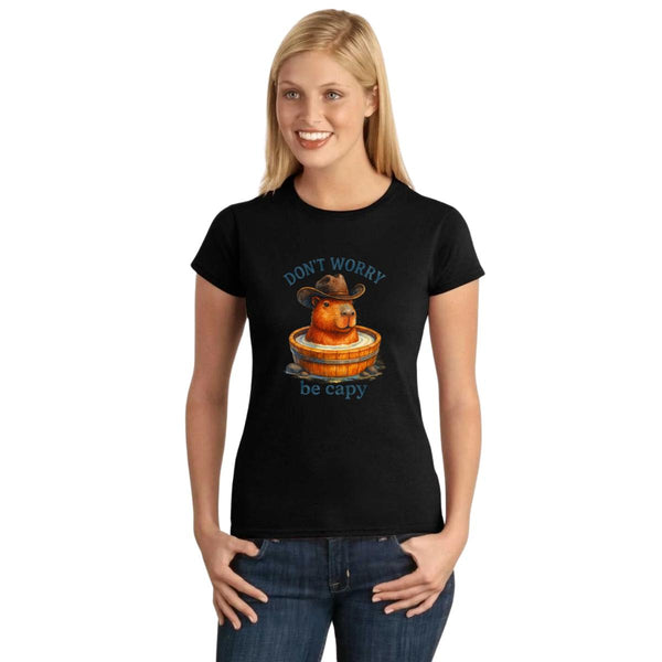Playera Mujer Capibara Carpincho Frases 001660