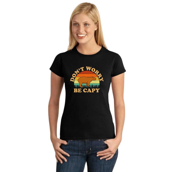 Playera Mujer Capibara Carpincho Frases 001689