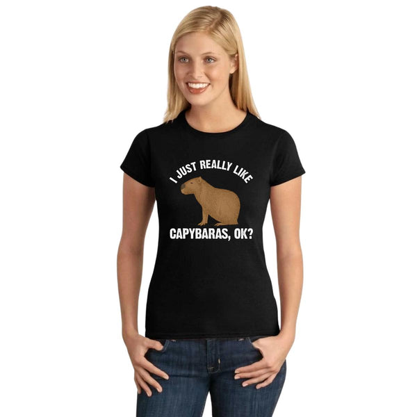 Playera Mujer Capibara Carpincho Frases 001730