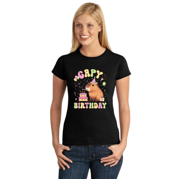 Playera Mujer Capibara Carpincho Frases 001736