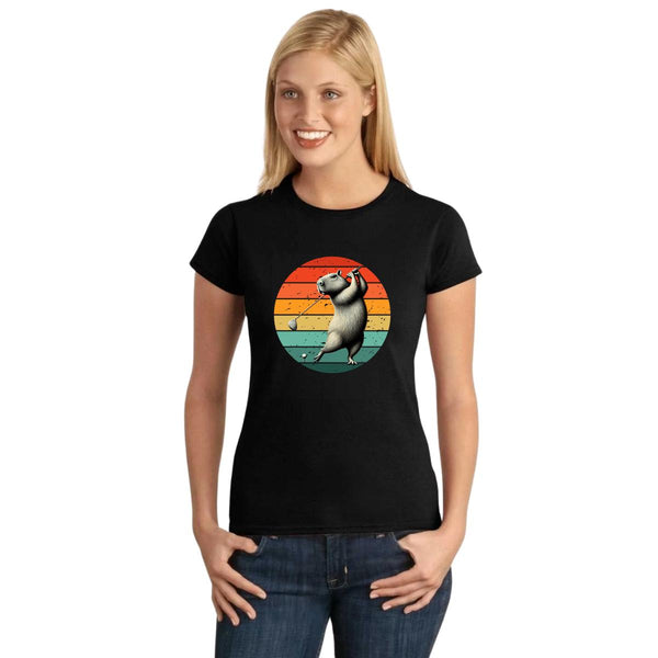 Playera Mujer Capibara Carpincho Frases 001755