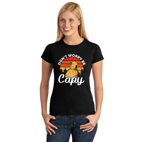 Playera Mujer Capibara Carpincho Frases 001791