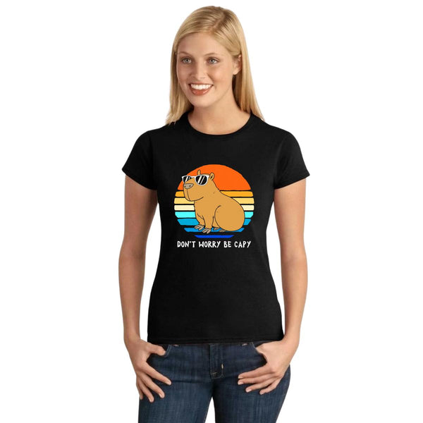 Playera Mujer Capibara Carpincho Frases 001817