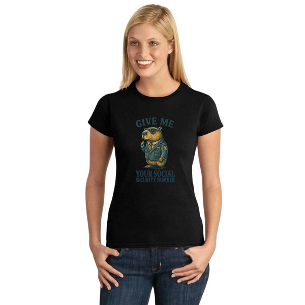 Playera Mujer Capibara Carpincho Frases 001831
