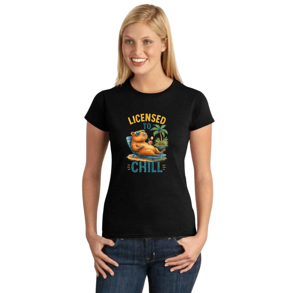 Playera Mujer Capibara Carpincho Frases 001833