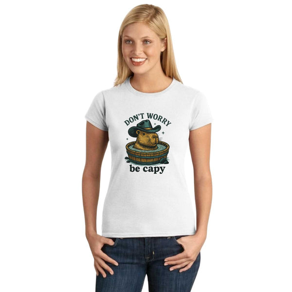 Playera Mujer Capibara Carpincho Frases 001839