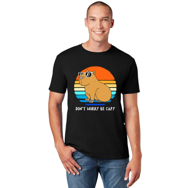 Playera Hombre Capibara Carpincho Frases 001817