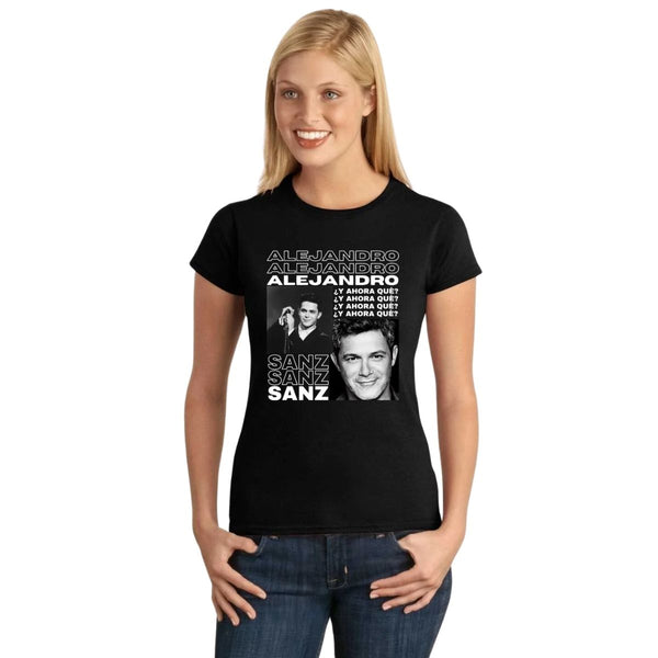 Playera Mujer Alejandro Sanz ¿Y ahora qué?