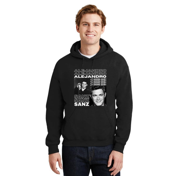 Sudadera Hombre Hoodie Alejandro Sanz ¿Y ahora qué?