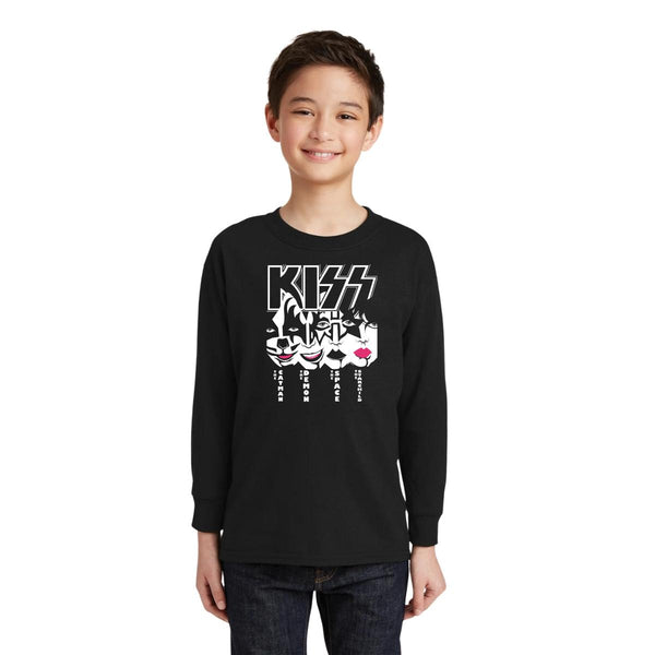Playera Manga Larga Niños Rock Kiss Grupo 000929