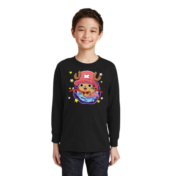 Playera Manga Larga Niños Anime One Piece Chopper 000593
