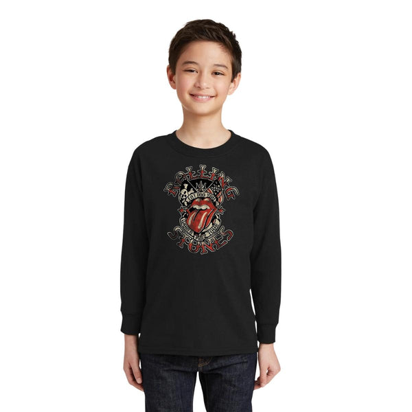 Playera Manga Larga Niños Rolling Stones Tattoo You 000601