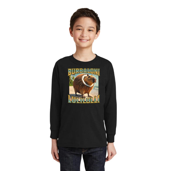 Playera Manga Larga Niños Brainrot Burbaloni Luliloli 001211