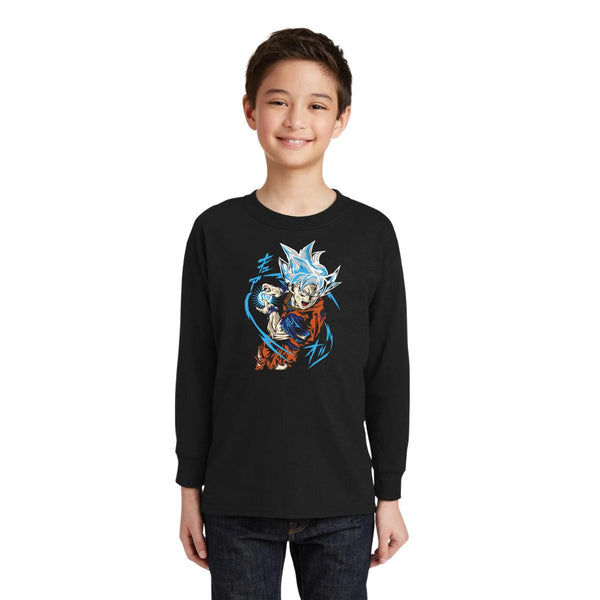 Playera Manga Larga Niños Anime Dragon Ball Goku 000178