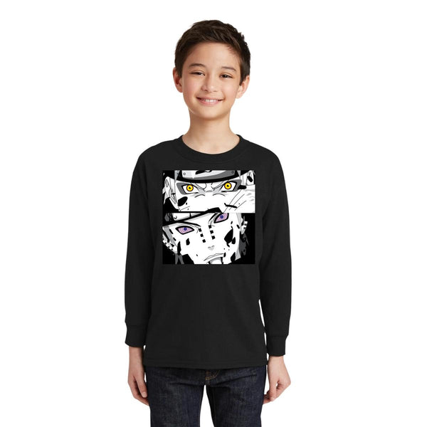 Playera Manga Larga Niños Anime Naruto Pain 000192