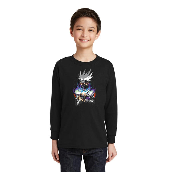 Playera Manga Larga Niños Naruto Kakashi Hatake 000453