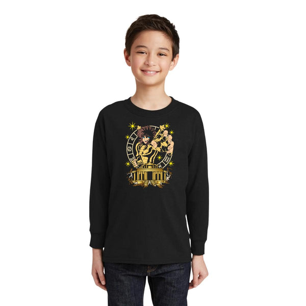 Playera Manga Larga Niños Dohko de Libra Saint Seiya