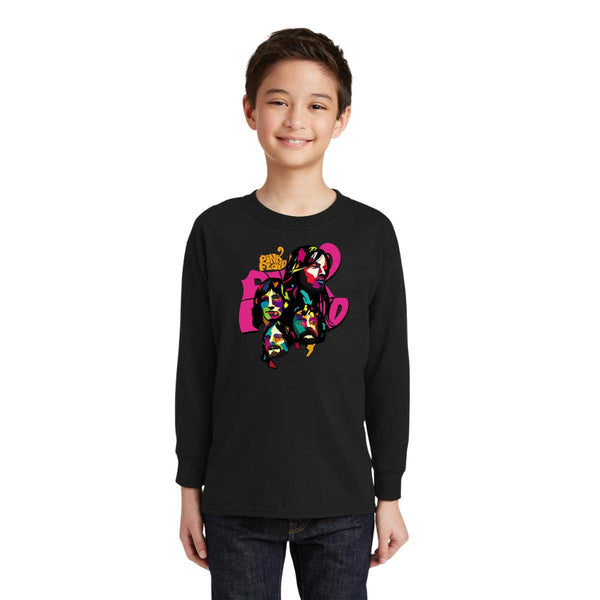 Playera Manga Larga Niños Rock Pink Floyd Póster 000918