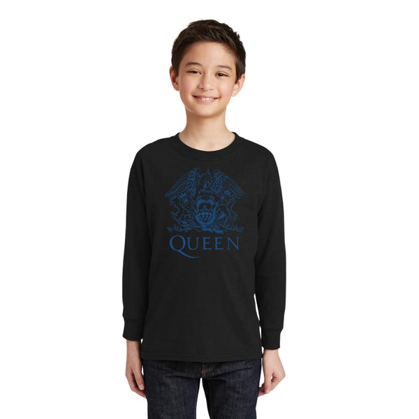 Playera Manga Larga Niños Rock Queen Logo 000957