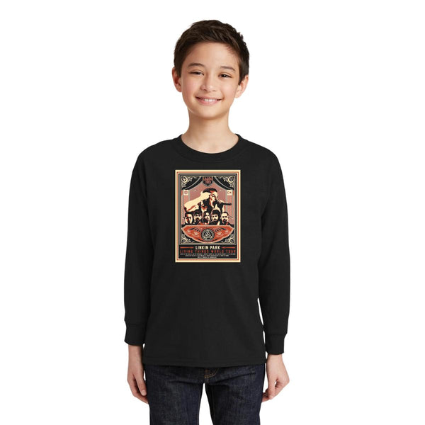 Playera Manga Larga Niños Rock Linkin Park Liv Things 1179