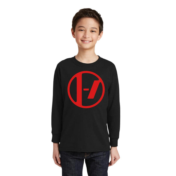 Playera Manga Larga Niños Twenty One Pilots Logo Tour