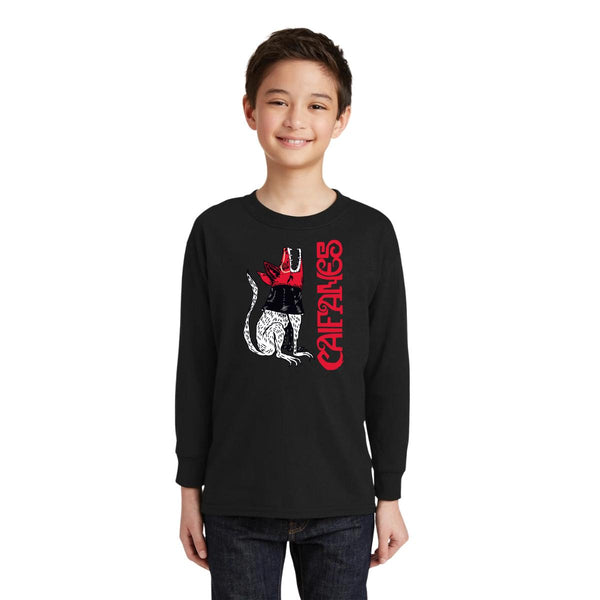 Playera Manga Larga Niños Rock Caifanes Logo