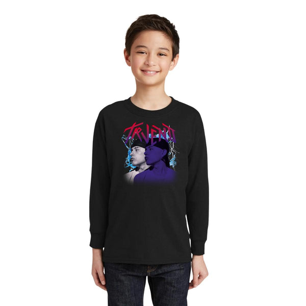 Playera Manga Larga Niños Trueno Rapero Rap