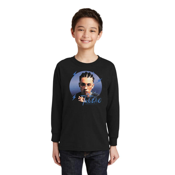 Playera Manga Larga Niños Trueno Rapero Concierto