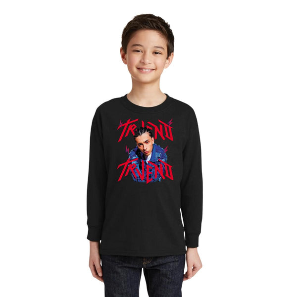 Playera Manga Larga Niños Trueno Cantante Rapero