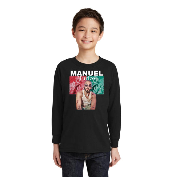 Playera Manga Larga Niños Manuel Turizo