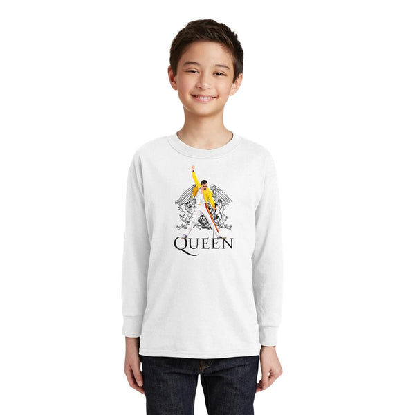 Playera Manga Larga Niños Rock Queen Póster 000959