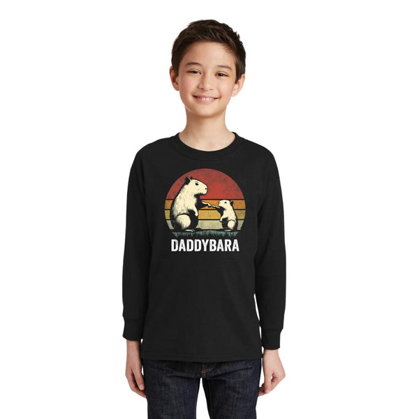 Playera Manga Larga Niños Capibara Carpincho Frases 001717