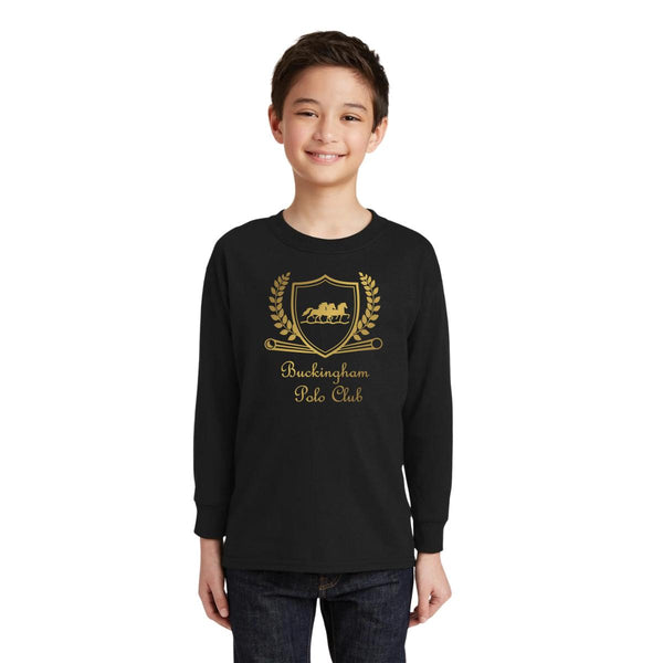 Playera Manga Larga Niños Buckingham Polo Club Royal