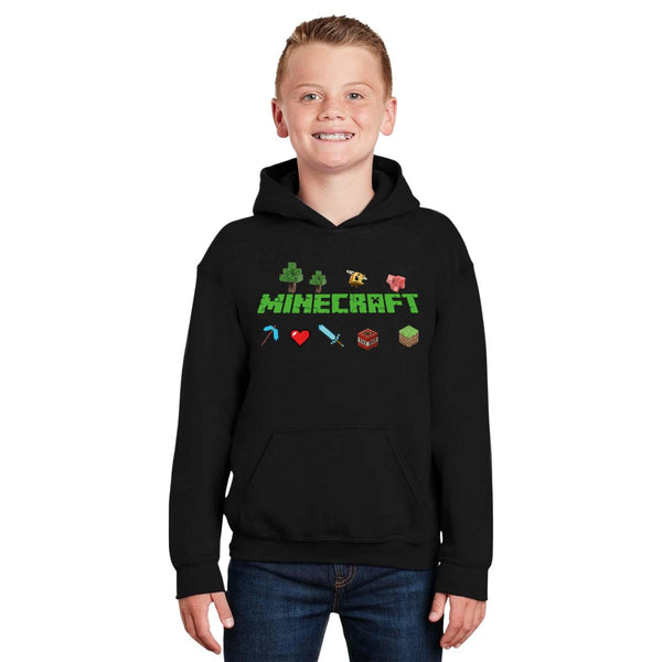 Sudadera Niños Hoodie Gamer Minecraft