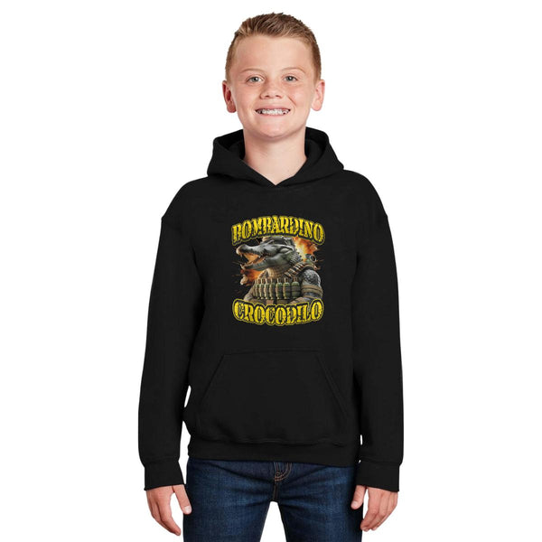Sudadera Niños Hoodie Brainrot Bombardino Cocodrilo 1191