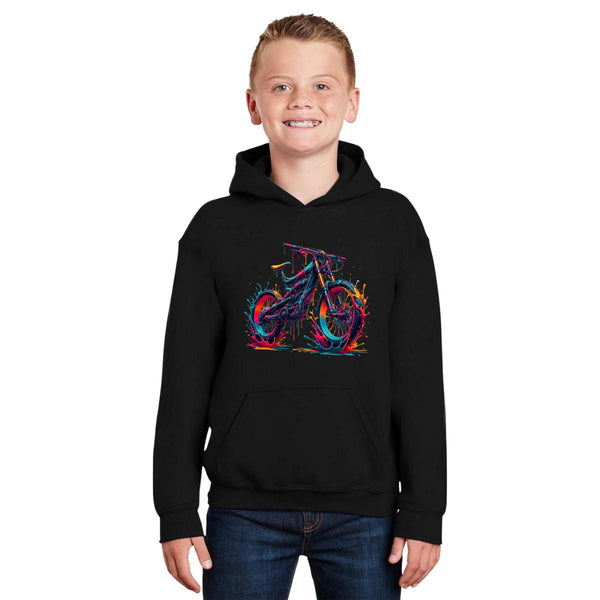 Sudadera Niños Hoodie Bicicleta Psicodélico 000117