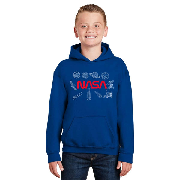 Sudadera Niños Hoodie Nasa Espacio
