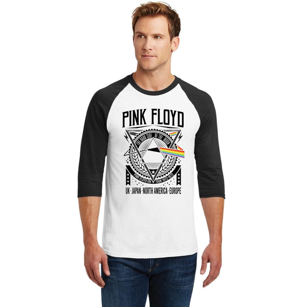 Playera Raglán Manga 3/4 Hombre Pink Floyd Dark Side Moon 000616
