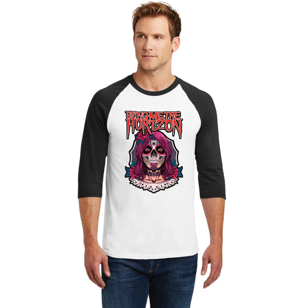Playera Raglán Manga 3/4 Hombre Rock Bring me the horizon 000861