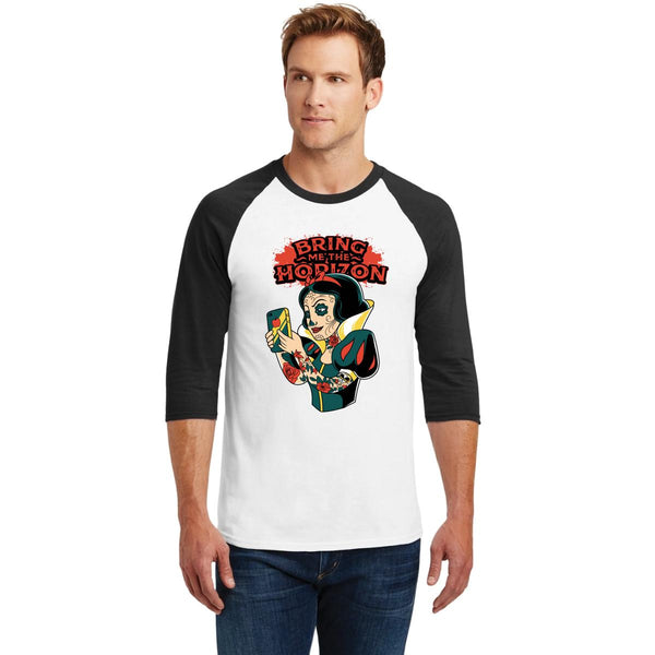 Playera Raglán Manga 3/4 Hombre Rock Bring me the horizon 000862