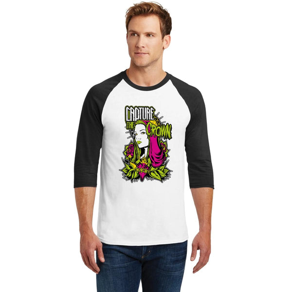 Playera Raglán Manga 3/4 Hombre Rock Capture the crown 000874