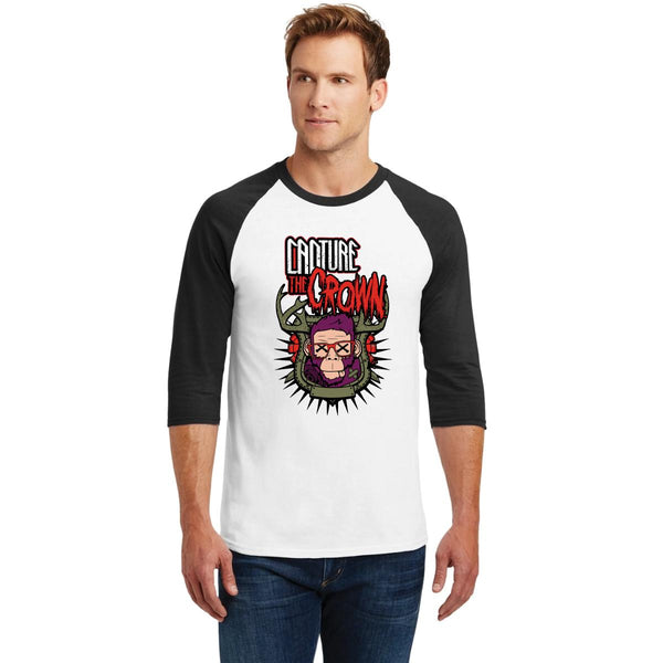 Playera Raglán Manga 3/4 Hombre Rock Capture the crown 000875